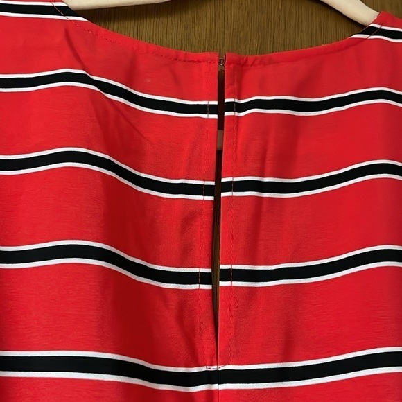 size small red stripe Express jumpersuit - Picture 5 of 6